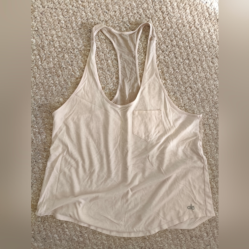 Alo mesh racerback tank
